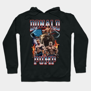 Donald Pump Trump Gym Pump Cover Hoodie